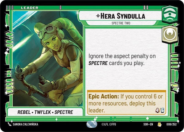 Hera Syndulla - Spectre Two - Star Wars Unlimited