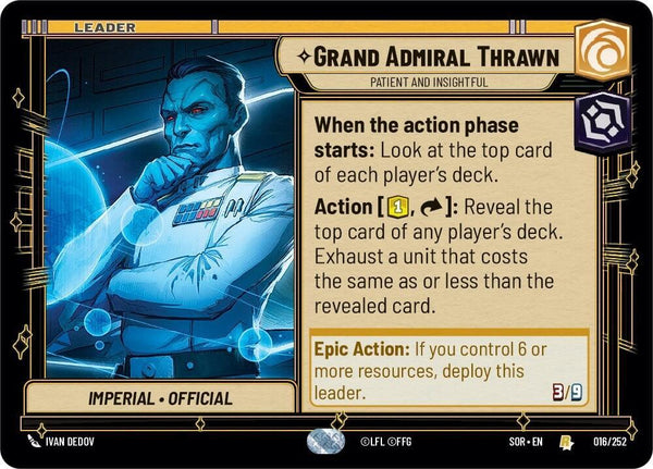 Grand Admiral Thrawn - Patient and Insightful - Star Wars Unlimited