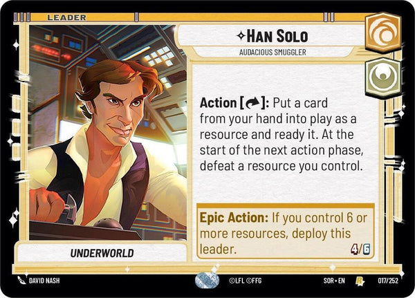 Han Solo - Audacious Smuggler - Star Wars Unlimited