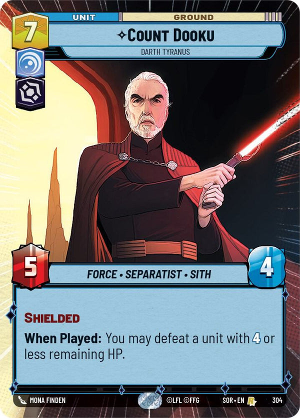 Count Dooku - Darth Tyranus (Hyperspace) - Star Wars Unlimited