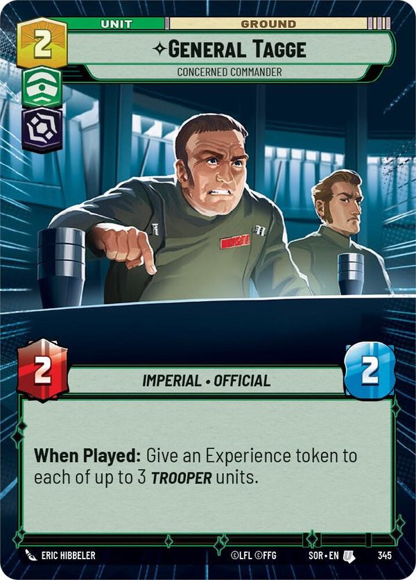 General Tagge - Concerned Commander (Hyperspace) - Star Wars Unlimited