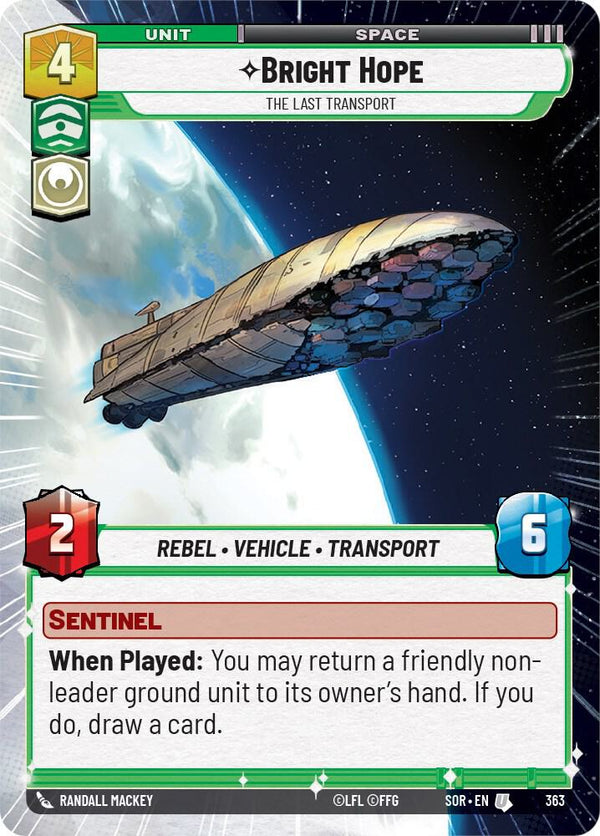 Bright Hope - The Last Transport (Hyperspace) - Star Wars Unlimited