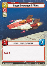 Green Squadron A-Wing (Hyperspace) - Star Wars Unlimited