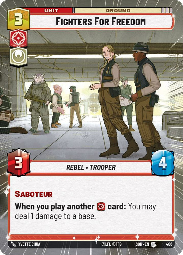 Fighters For Freedom (Hyperspace) - Star Wars Unlimited