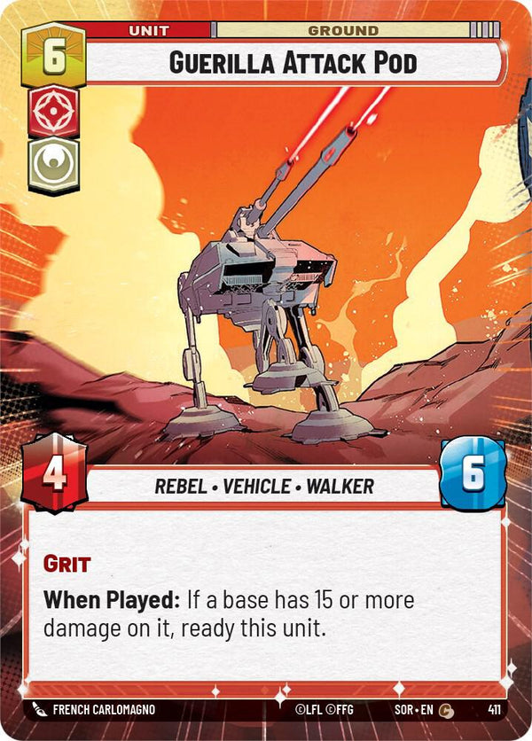 Guerilla Attack Pod (Hyperspace) - Star Wars Unlimited