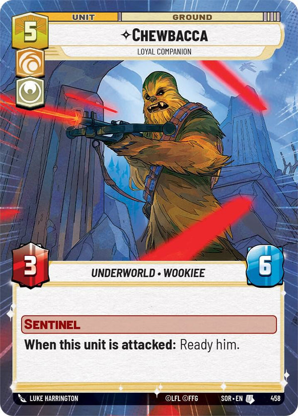 Chewbacca - Loyal Companion (Hyperspace) - Star Wars Unlimited