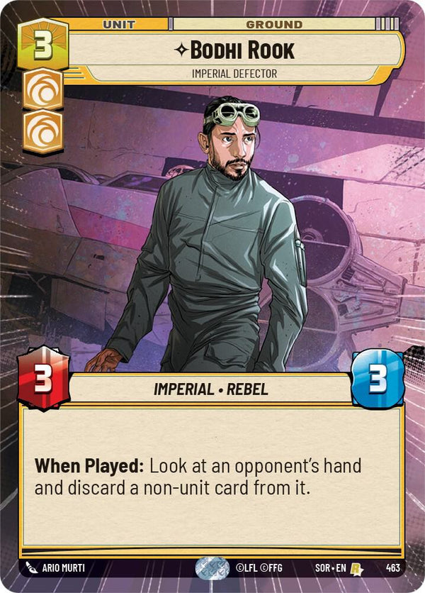 Bodhi Rook - Imperial Defector (Hyperspace) - Star Wars Unlimited