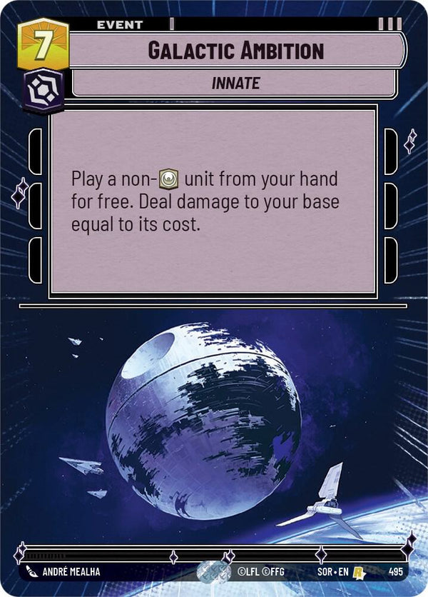 Galactic Ambition (Hyperspace) - Star Wars Unlimited