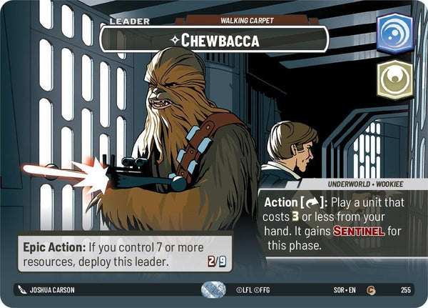Chewbacca - Walking Carpet (Showcase) - Star Wars Unlimited