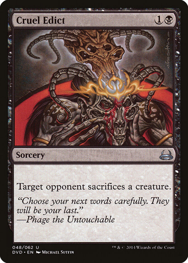 Cruel Edict - Magic: The Gathering