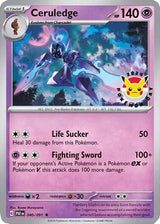 Ceruledge - 040/091 (Pokemon Day 2024) (Cosmos Holo) - Pokémon