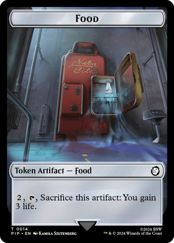 Food (0014) // Clue Double-Sided Token - Magic: The Gathering