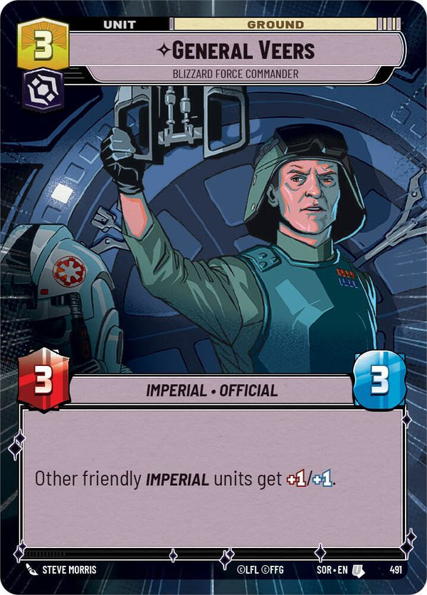 General Veers - Blizzard Force Commander (Hyperspace) - Star Wars Unlimited