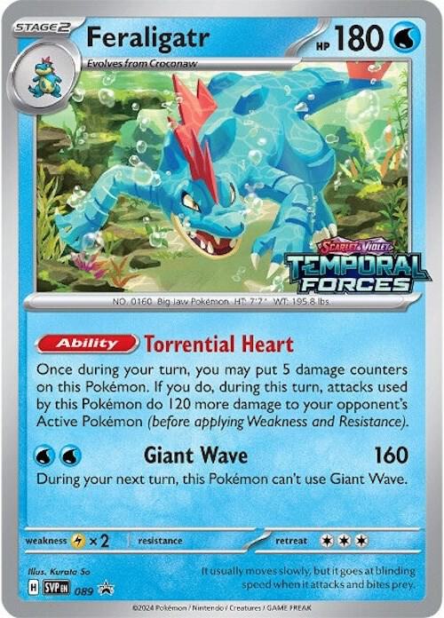 Feraligatr - 089 (Prerelease) - Pokémon