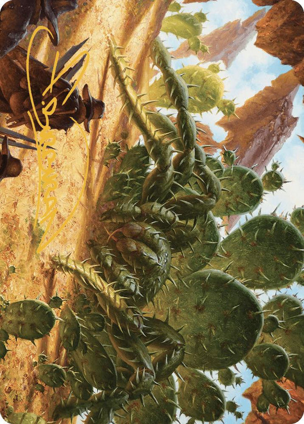 Cactarantula Art Card (Gold-Stamped Signature) - Magic: The Gathering