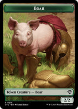 Boar // Treasure Double-Sided Token - Magic: The Gathering