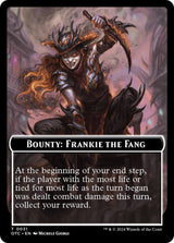 Bounty: Frankie the Fang // Bounty Rules Double-Sided Token - Magic: The Gathering