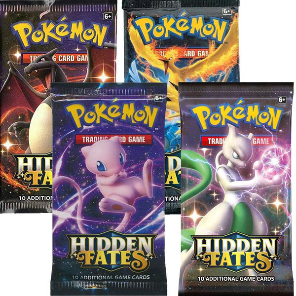 Hidden Fates Booster Pack Art Bundle [Set of 4] - Pokémon