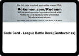 Code Card - League Battle Deck [Gardevoir ex] - Pokémon