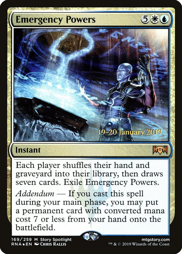 Emergency Powers - Magic: The Gathering