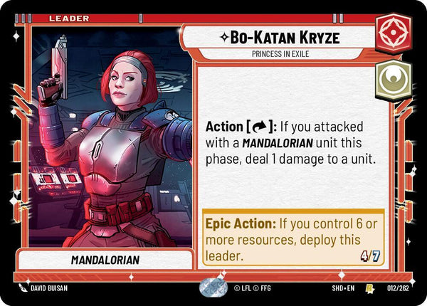 Bo-Katan Kryze - Princess in Exile - Star Wars Unlimited