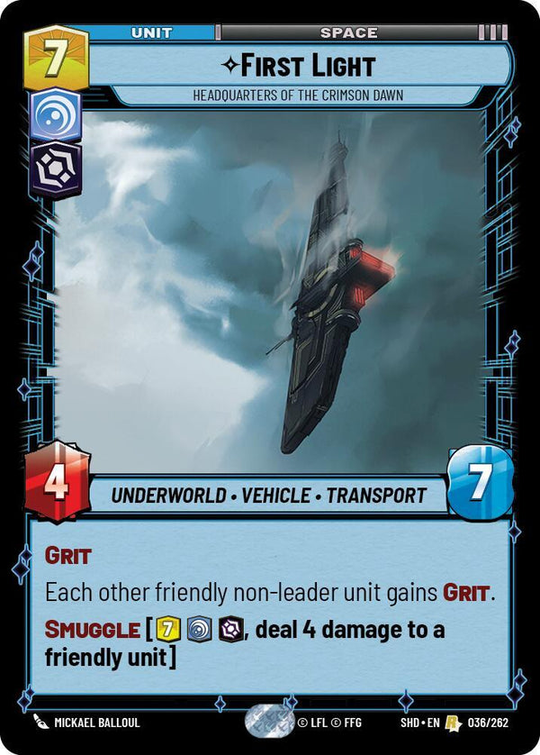 First Light - Headquarters of the Crimson Dawn - Star Wars Unlimited