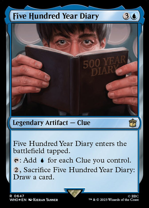 Five Hundred Year Diary (Surge Foil) - Magic: The Gathering