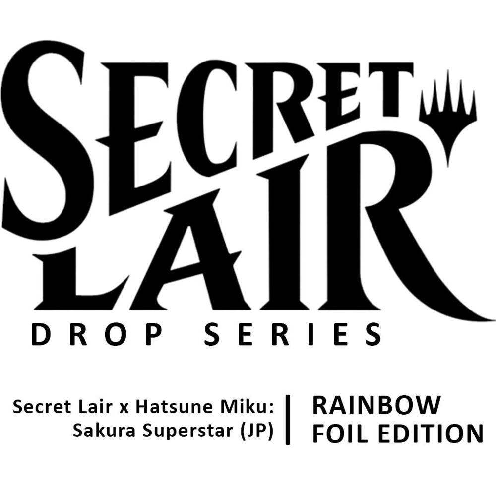 Secret Lair Drop: Secret Lair x Hatsune Miku: Sakura Superstar JP - Rainbow Foil Edition