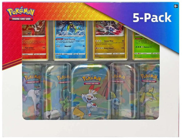 Costco Galar Pals Mini Tins 5-Pack - Pokémon