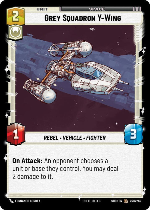 Grey Squadron Y-Wing - Star Wars Unlimited