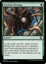 Ancient Stirrings (Ripple Foil) - Magic: The Gathering