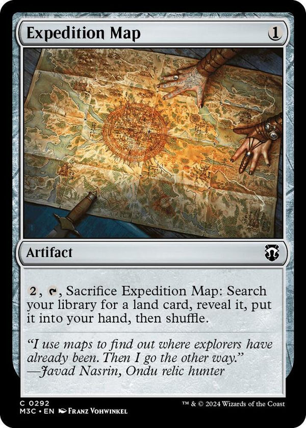 Expedition Map (Ripple Foil) - Magic: The Gathering