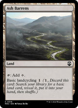 Ash Barrens (Ripple Foil) - Magic: The Gathering