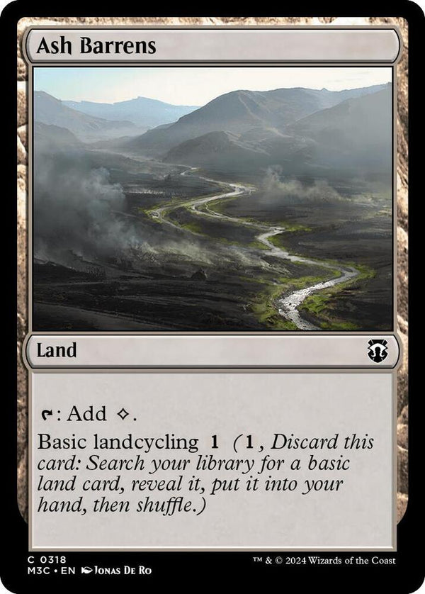 Ash Barrens (Ripple Foil) - Magic: The Gathering