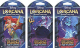 Disney Lorcana: Ursula's Return Sleeved Booster Pack Art Bundle [Set of 3] - Disney Lorcana