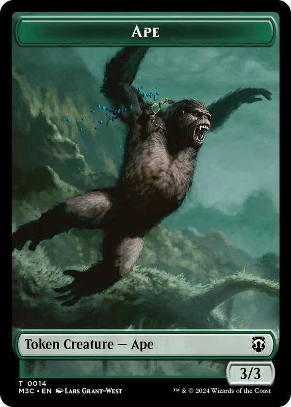 Ape // Plant Double-Sided Token - Magic: The Gathering