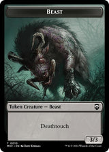Beast (0010) // Shapeshifter (0008) Double-Sided Token - Magic: The Gathering