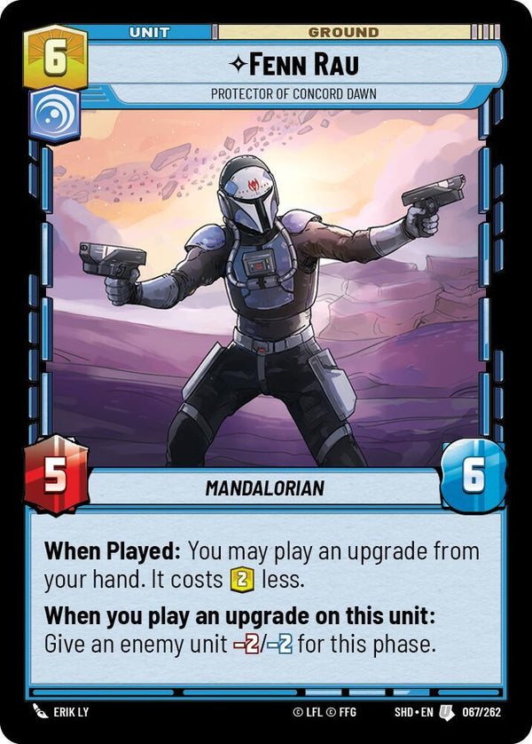 Fenn Rau - Protector of Concord Dawn - Star Wars Unlimited