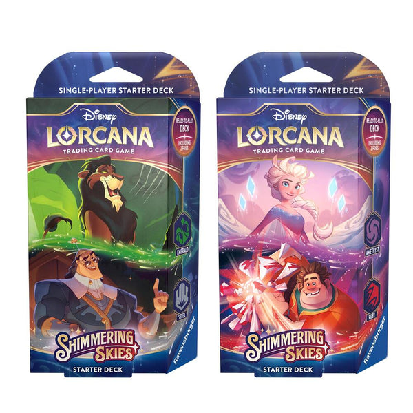 Disney Lorcana: Shimmering Skies Starter Deck [Set of 2] - Disney Lorcana