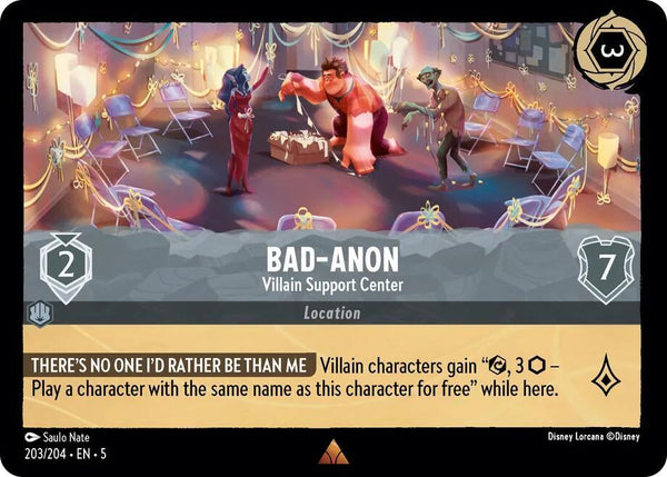 Bad-Anon - Villain Support Center - Disney Lorcana