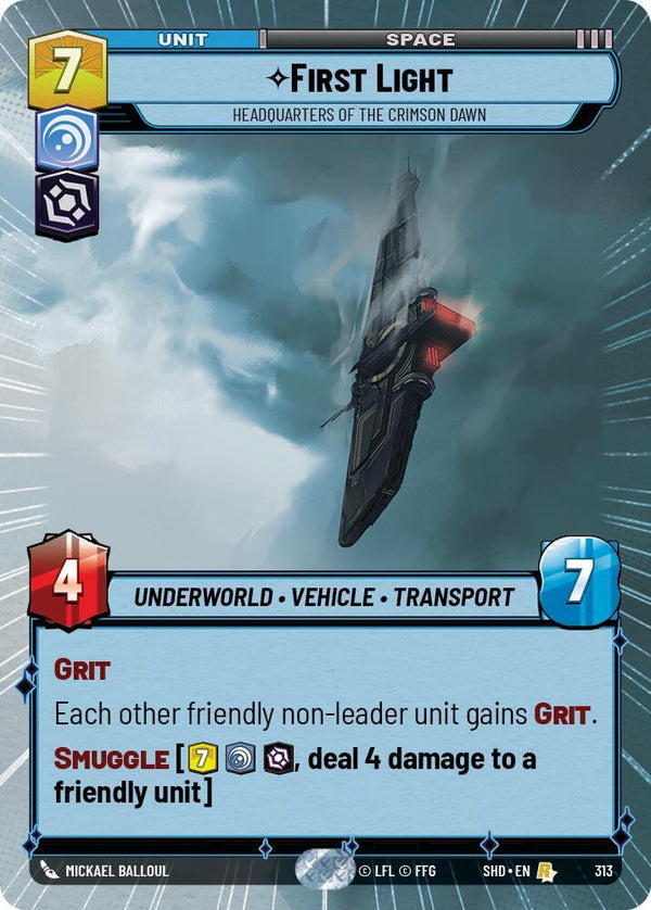 First Light - Headquarters of the Crimson Dawn (Hyperspace) - Star Wars Unlimited