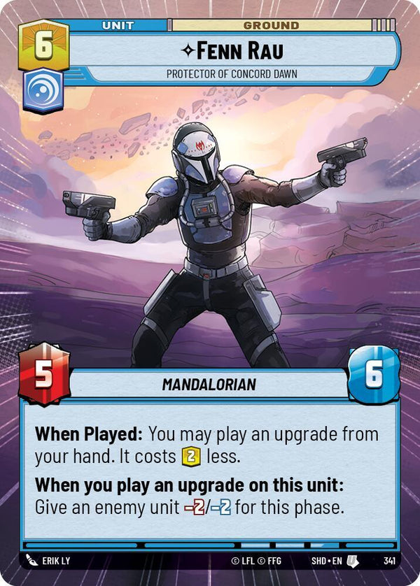 Fenn Rau - Protector of Concord Dawn (Hyperspace) - Star Wars Unlimited