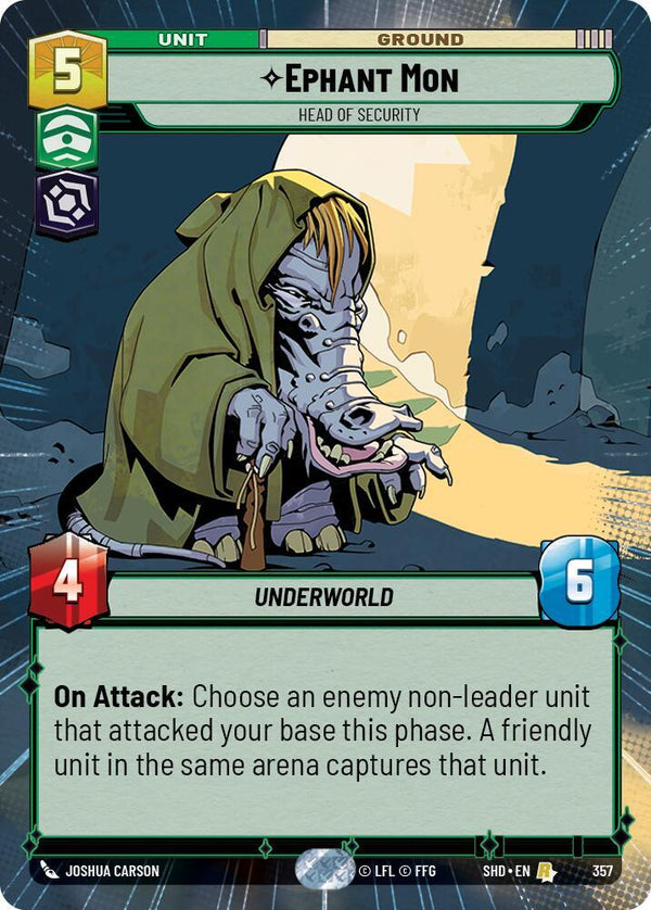 Ephant Mon - Head of Security (Hyperspace) - Star Wars Unlimited
