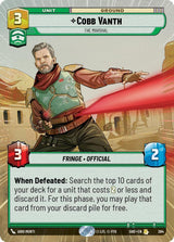 Cobb Vanth - The Marshal (Hyperspace) - Star Wars Unlimited