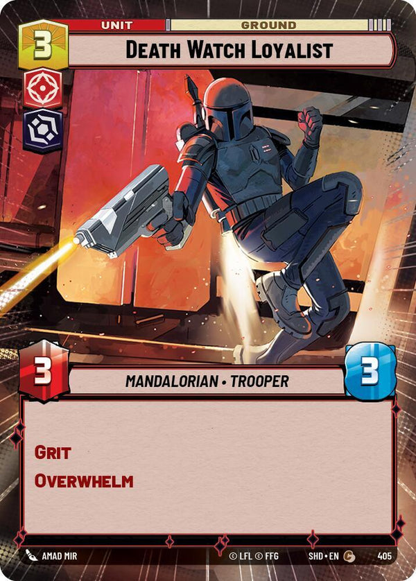 Death Watch Loyalist (Hyperspace) - Star Wars Unlimited