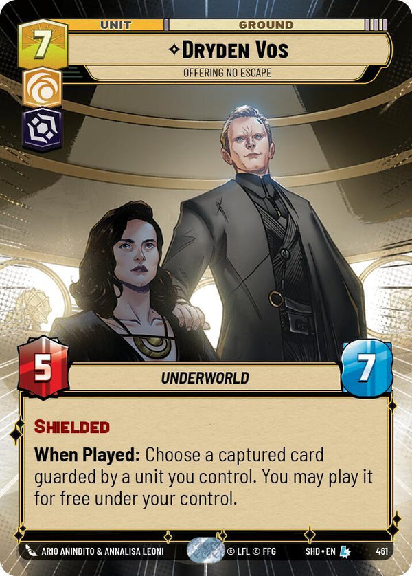 Dryden Vos - Offering No Escape (Hyperspace) - Star Wars Unlimited