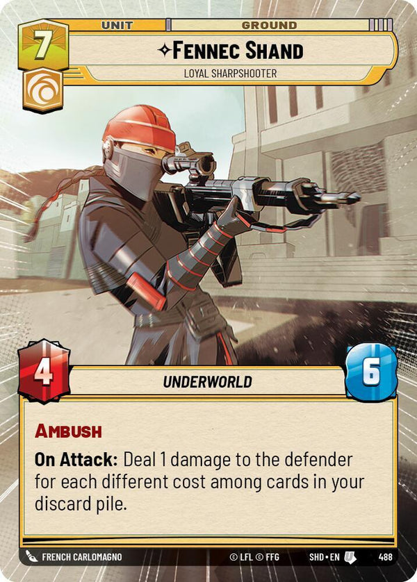 Fennec Shand - Loyal Sharpshooter (Hyperspace) - Star Wars Unlimited
