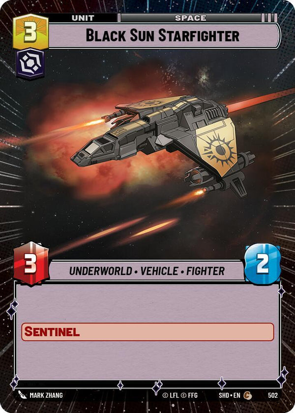 Black Sun Starfighter (Hyperspace) - Star Wars Unlimited