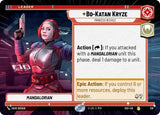 Bo-Katan Kryze - Princess in Exile (Hyperspace) - Star Wars Unlimited