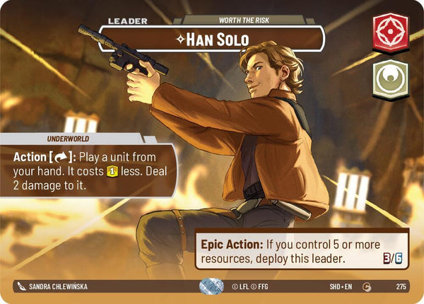 Han Solo - Worth the Risk (Showcase) - Star Wars Unlimited